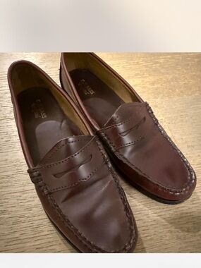 G.H. Bass & Co. Women's Wine Leather Penny Loafers